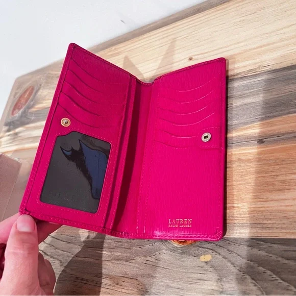 Lauren Ralph Lauren Fuchsia Wallet - Picture 5 of 6